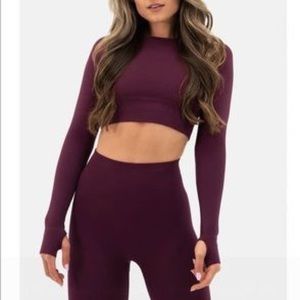 NWOT Balance Athletica / Vitality Quartz Long-sleeve Top in Amethyst Size Medium